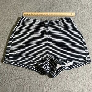 HOLLISTER Shorts Black White Zebra Strip Women's Size Small Comfort Fit Womens